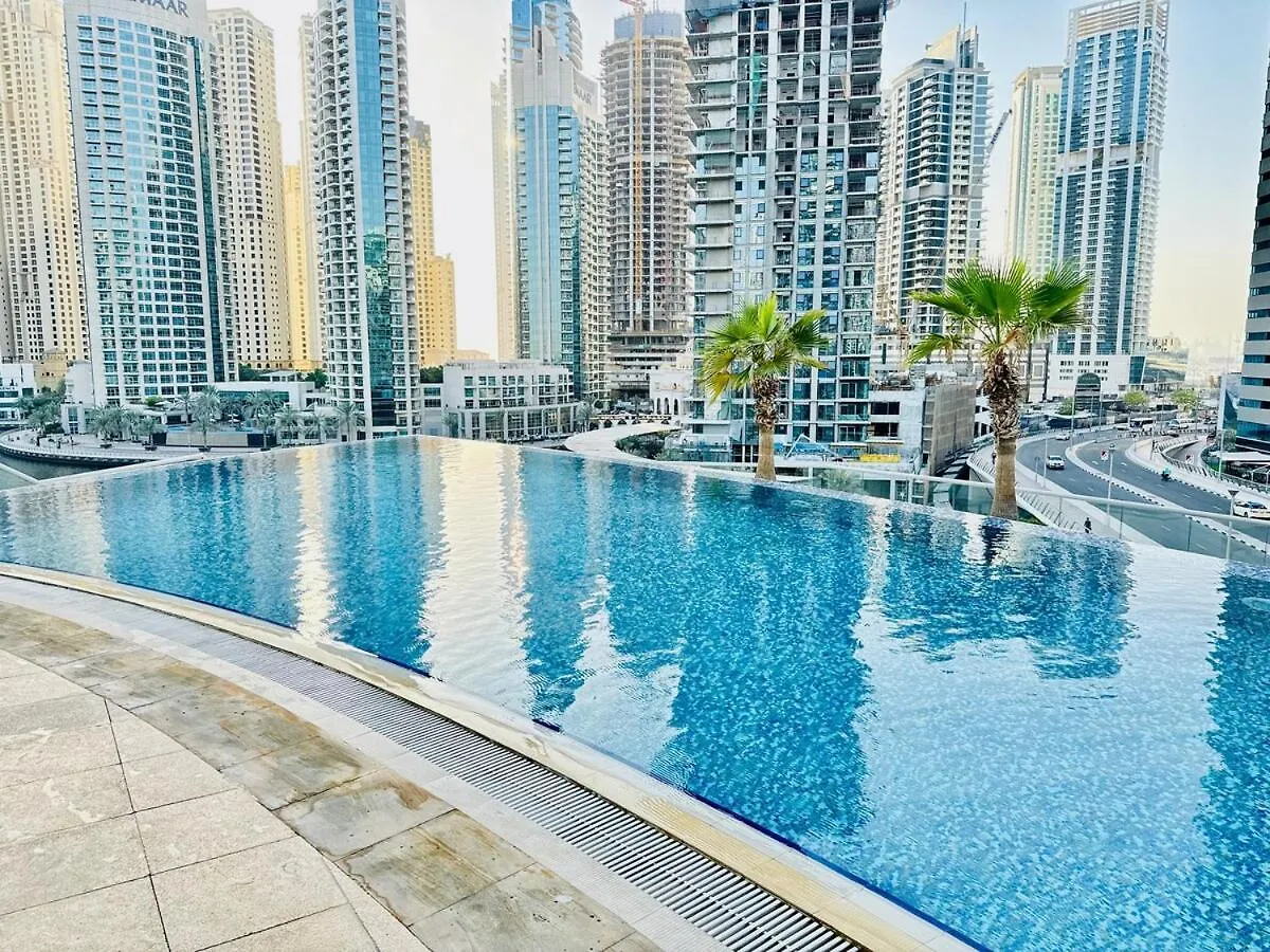 Stylish 1Bhk In Marina Steps To Metro & Marina Walk Apartment Dubai 0*,